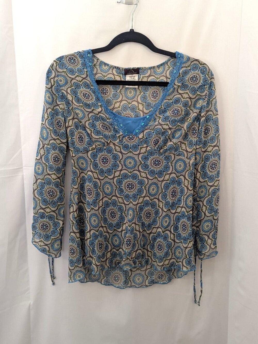 Jordache Y2K Quarter Sleeve Top